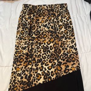 Knee length skirt